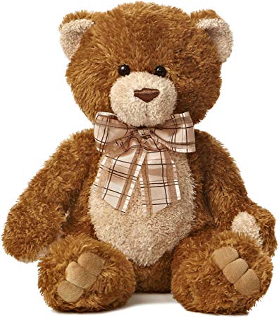 Aurora Brown Sugar Plush Teddy Bear 16"