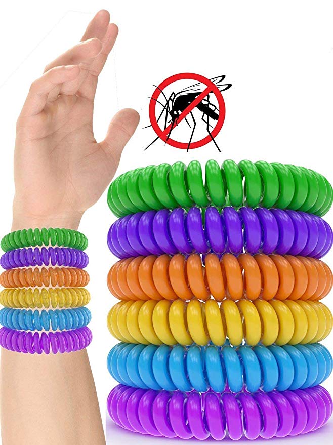 12 Pack Mosquito Repellent Bracelet Band - [320Hrs] of Premium Pest Control Insect Bug Repeller - Natural Indoor/Outdoor Insects - Best Products with NO Spray for Men, Women, Kids Children