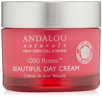 Andalou Naturals 1000 Roses Beautiful Day Cream, 1.7 Ounce