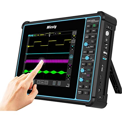 Digital Mini Smart Oscilloscope Micsig STO1004 with 4 Channels LCD Touch Screen 100MHz Bandwidth Sampling Rate 1GSa/s Memory Depth 70Mpts Waveform Capture 130,000 wfms/s