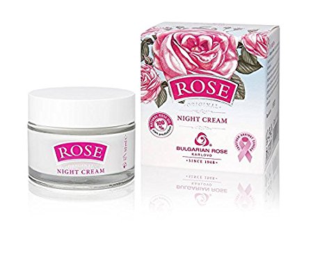ROSE Night Cream With Natural Rose Oil, 50ml