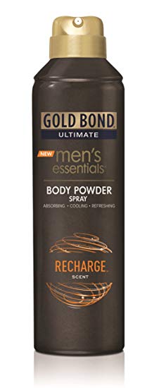 Gold Bond Men's Essentials Body Powder Spray Recharge 7 oz