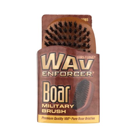 WavEnforcer Premium Quality Boar Military Brush