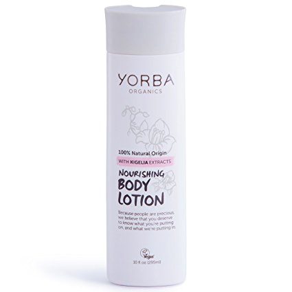 Yorba Organics Nourishing Body Lotion with Kigelia Extracts, 10 Fluid Ounce