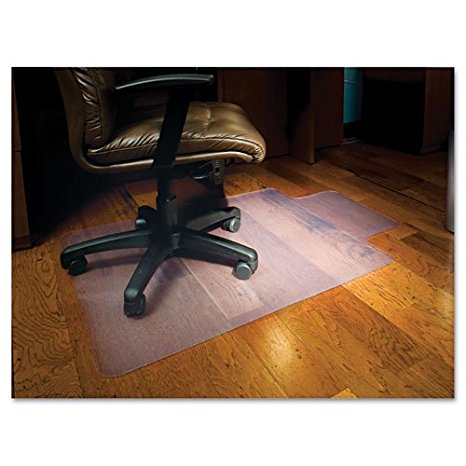 ES Robbins - Chair Mat for Hard Floors, Lip, 45w x 53l, Clear