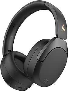 Edifier W830NB Wireless Over Ear Headphones with -45dB Active Noise Cancelling, 94H Playtime, LDAC Hi-Res Sound, Spatial Audio, Fast Charging, Multipoint Connection, Bluetooth V5.4 - Black