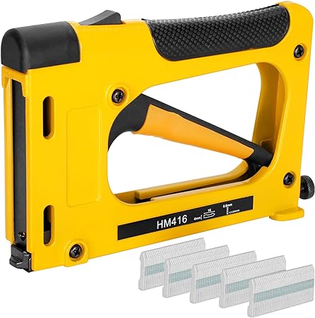 Dual Point Driver for Picture Framing, Picture Framing Tool Comes with 1000 Pcs Points, Efficient Picture Framing Point Driver Fires Stacks of Either Rigid or Flexible Inserts into All Types Framers