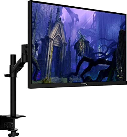 HyperX Armada 27 – Gaming Monitor – 27-inch, QHD (2560x1440), 165Hz Refresh Rate, IPS Panel, 1ms Response Time, NVIDIA® G-SYNC® Compatible, Desk Mount Included - HDMI and Display Port