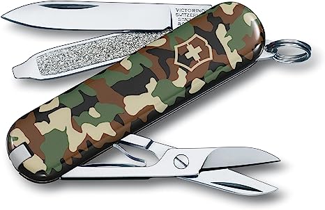 Victorinox Swiss Army Classic SD Pocket Knife, Camo