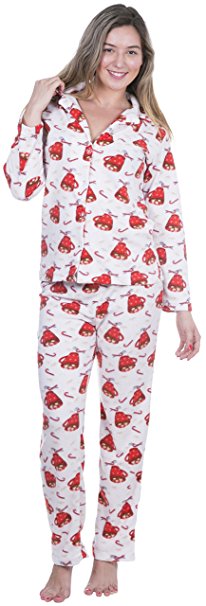 Totally Pink Women's Warm and Cozy Fleece Pajama Set