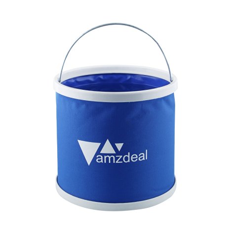 Amzdeal Folding Bucket (Blue)