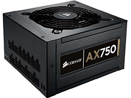 Corsair Professional Series  AX 750 Watt ATX/EPS Modular 80 PLUS Gold (AX750)