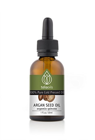 Argan Oil 100 % Cold Pressed Pure Virgin Organic Certified By Ecocert-for Face, Hair & Body 1oz (30ml)