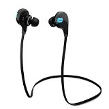 Mpow Swift 2nd-Gen Bluetooth 40 Wireless Sports Headphones Running Exercise Sweatproof Headsets In-ear Stereo Earbuds Earphones With Mic for iPhone iPad iPod and Smartphones BlackBlue