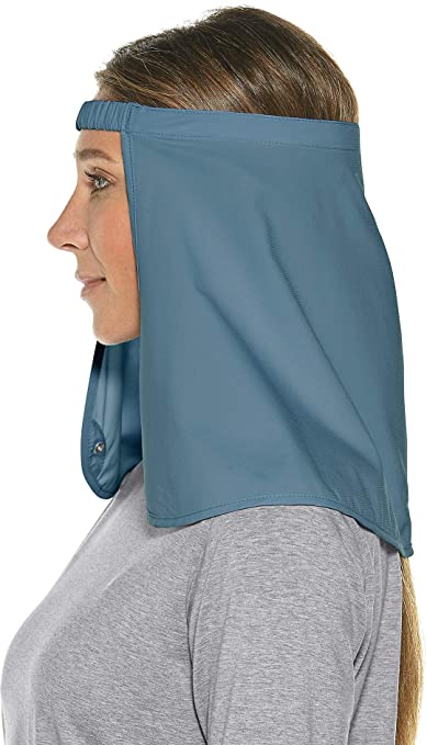 Coolibar UPF 50  Trailhead Hat Drape - Sun Protective