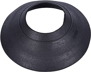 Oatey Oatey-14137 14137 Rain Collar 3"-4" No-Calk Roof Flashing, 1 Count (Pack of 1), Black