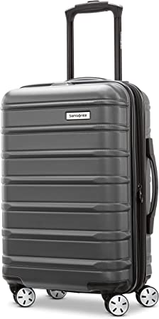 Samsonite Omni 2 Hardside Expandable Luggage with Spinners | Charcoal | 22X14X9 Carry-on