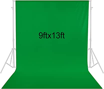 Neewer 9 x 13 Feet/2.8 x 4 Meters Photography Background Photo Video Studio Fabric Backdrop Background Screen (Green)