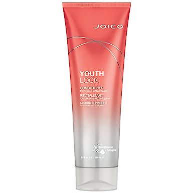 Joico YouthLock Conditioner Formulated With Collagen | Youthful Body & Bounce | Reduce Breakage & Frizz | Soften & Detangle Hair | Boost Shine | Sulfate Free | With Arginine