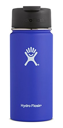 Hydro Flask Double Wall Vacuum Insulated Stainless Steel Water Bottle/Travel Coffee Mug, Wide Mouth with BPA Free Hydro Flip Cap