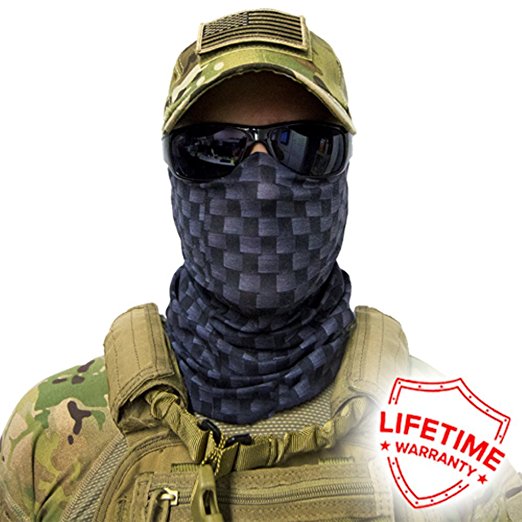 Salt Armour Face Mask Shield Protective Balaclava Alpha Defense Perfect For Fishing, Hunting, Hiking, Motorcycle Riding, Airsoft, Paintball, Camping, Canoeing, Kayaking & Other Outdoor Activities