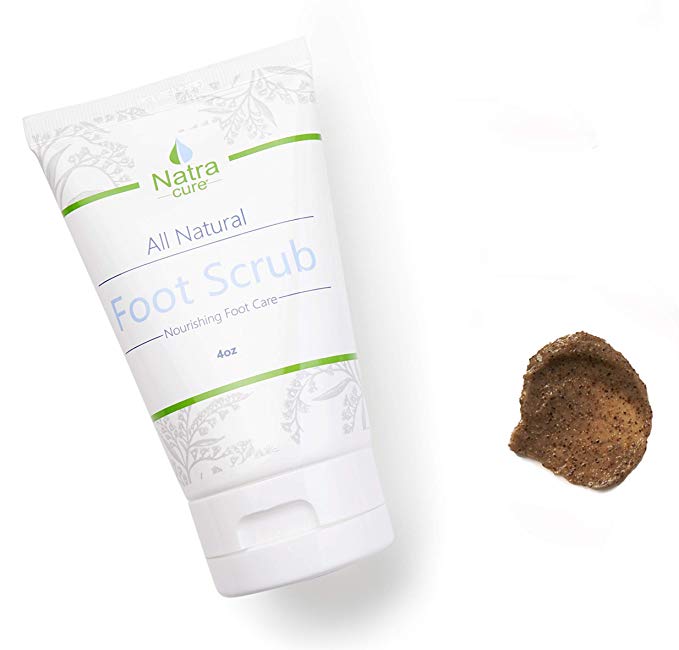 NatraCure Foot Scrub - 4 oz (9921-4OZ) - Exfoliates and Reinvigorates Feet