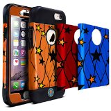 1 iPhone 6 case -Protects your Apple iPhone 6 47 From Water-splashes Scratches Dust Shocks and Drops -100 Free Money Back Guarantee -Built-in Screen Protector and 3 Best Interchangeable Back Covers OrangeRedBlue African Ankara
