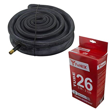 Fenix 26" x 1.90"/2.125" Thorn Resistant 33mm Schrader Valve Bicycle Tube