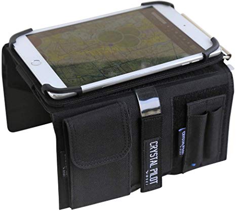 Pilot Kneeboard with Aluminum Clipboard. Compatible with 7.9 inch Apple iPad mini and Android Devices Similar in Size