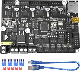 BIGTREETECH SKR Mini E3 V2.0 Motherboard Ender-3 Pro Silent Main Board Onboard TMC2209 Stepper Driver 32bit Control Board Support Marlin for Ender-3 Ender-3 V2 3D Printers