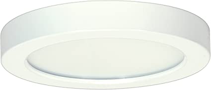 Satco Products S9328 Blink Flush Mount LED Fixture, 13.5W/7", White