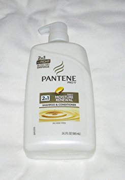 Pantene Pantene Pro-v Daily Moisture Renewal 2in1 Shampoo and Conditioner 29.2 Fl Oz With Pump, 29.2 Fluid Ounce