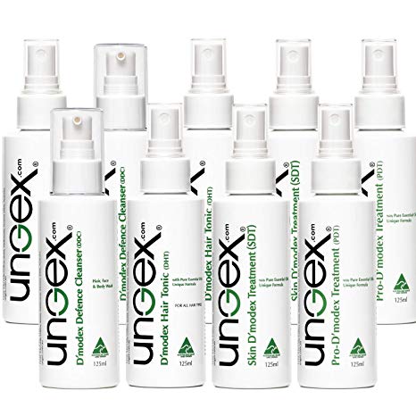 Ungex Bundle 1 | Demodex Solution for Acne Rosacea, Hair Loss, Blepharitis | All Skin Types | B1