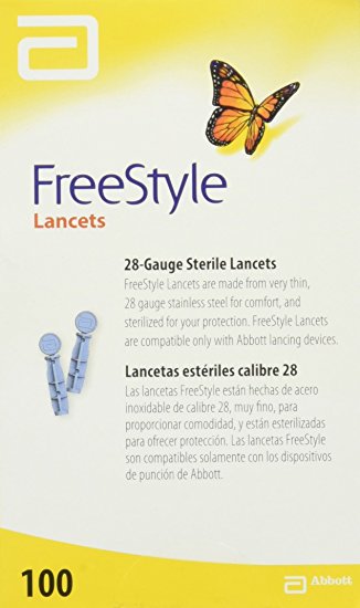 Freestyle Sterile Lancets 28 gauge - 100 ct