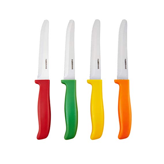 Farberware 4 Piece Fresh Steak Knife Set, Assorted