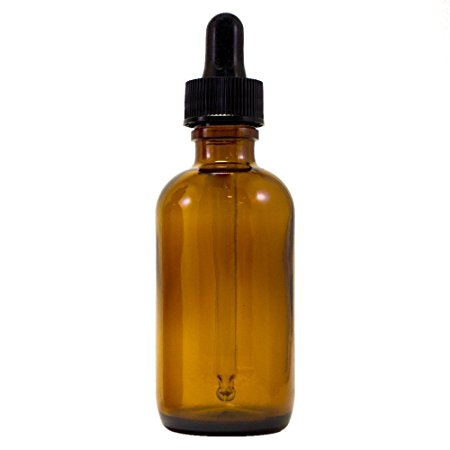 GreenHealth - Amber Glass Bottle 2oz with Dropper