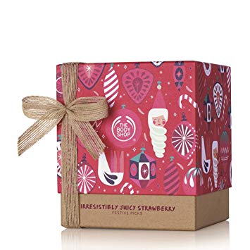 The Body Shop strawberry gift Set, Moisurizes & Softens Skin, Enriched With Community Trade Shea Butter From Ghana, 5Piece