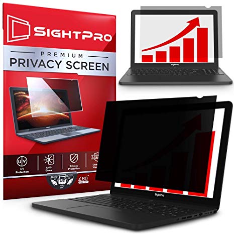SightPro 14.1 Inch Laptop Privacy Screen Filter for 4:3 Widescreen Display - Computer Monitor Privacy and Anti-Glare Protector