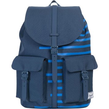 Herschel Supply Dawson Backpack - Offset Collection Navy/Cobalt Stripes, One Size