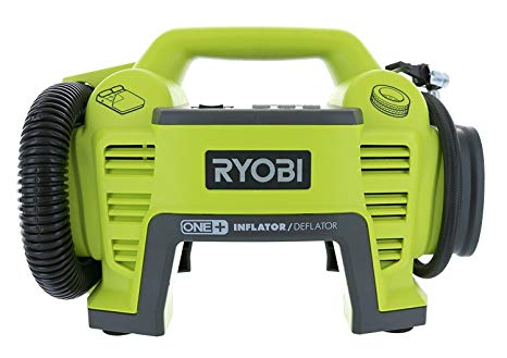 Ryobi P731 One  18v Dual Function Power Inflator/Deflator Cordless Air Compressor Kit w/ Adapters (Battery Not Included, Tool Only)