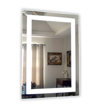 Wall Mounted Lighted Vanity Mirror LED MAM82836 Commercial Grade 28" wide x 36" tall