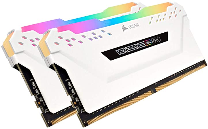 Corsair Vengeance RGB PRO 32GB (2x16GB) DDR4 3200 (PC4-25600) C16 Desktop Memory - White