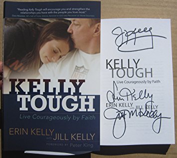 Jim Kelly HOF QB Signed Autographed Book Kelly Tough Buffalo Bills