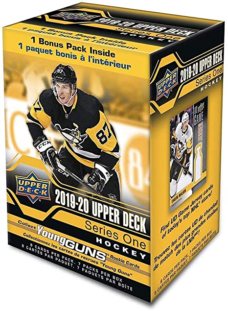 2019-20 UPPER DECK Series 1 Hockey Trading Cards Blaster Box 7 Packs
