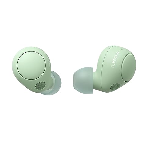 Sony WF-C700N Bluetooth Truly Wireless Active Noise Cancellation in Ear Earbuds, 360 RA, Multipoint Connection, 10 min Super Quick Charge, 20hrs Batt, IPX4 Rating, Fast Pair,App Support-Sage Green