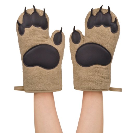 Fred & Friends BEAR HANDS Oven Mitts, Set of 2
