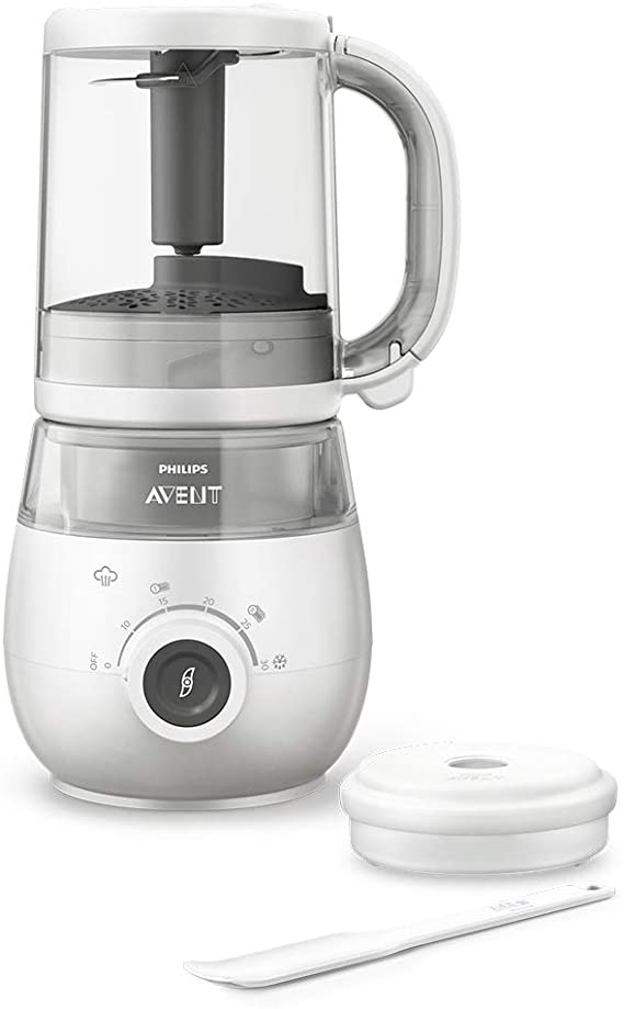 Philips 4-in-1 Healthy Baby Food Maker, White