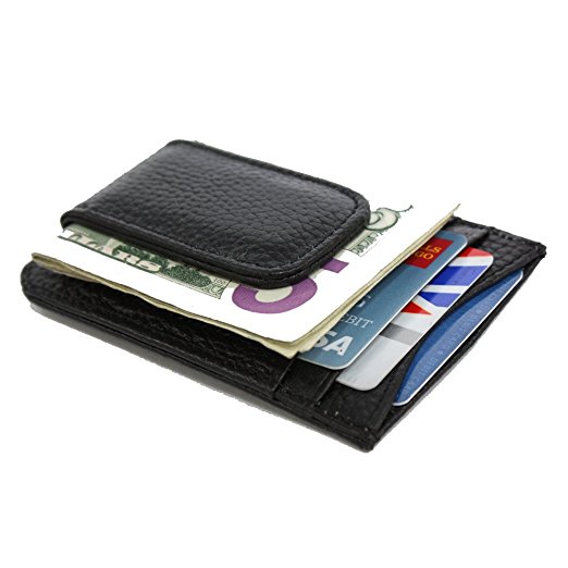 Men’s Leather Wallet Credit Card ID Holder Money Clip