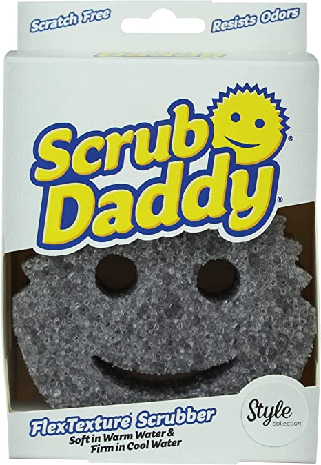 Scrub Daddy Dish Scrubber, FlexTexture, Grey, 1