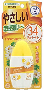 Japan Health and Personal Care - Mentholatum San Play Baby Milk SPF34 PA     30gAF27